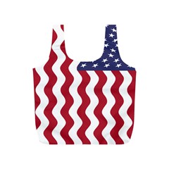 American Flag Full Print Recycle Bags (s)  by OneStopGiftShop