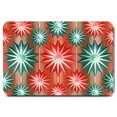 Star Pattern  Large Doormat  by Nexatart