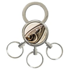 Spotlight Light Auto 3-ring Key Chains by Nexatart