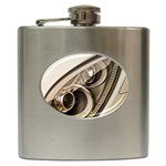 Spotlight Light Auto Hip Flask (6 oz) Front