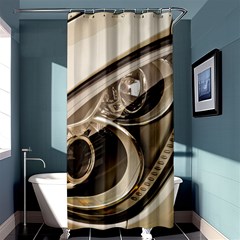 Spotlight Light Auto Shower Curtain 36  X 72  (stall)  by Nexatart