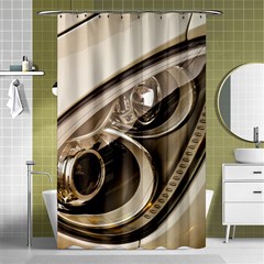 Spotlight Light Auto Shower Curtain 48  X 72  (small)  by Nexatart