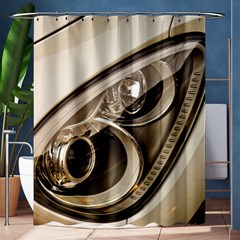 Spotlight Light Auto Shower Curtain 60  X 72  (medium)  by Nexatart