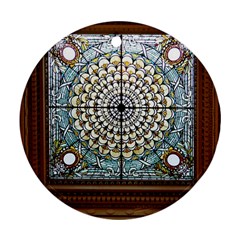 Stained Glass Window Library Of Congress Ornament (round) by Nexatart