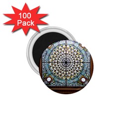 Stained Glass Window Library Of Congress 1 75  Magnets (100 Pack)  by Nexatart