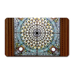 Stained Glass Window Library Of Congress Magnet (rectangular) by Nexatart