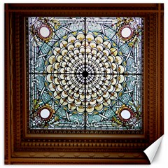 Stained Glass Window Library Of Congress Canvas 12  X 12   by Nexatart