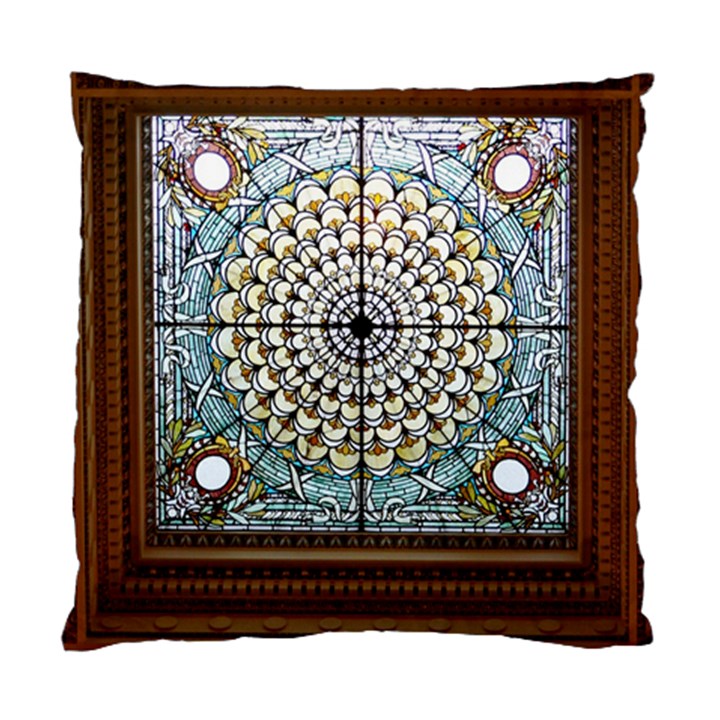 Stained Glass Window Library Of Congress Standard Cushion Case (Two Sides)