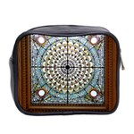 Stained Glass Window Library Of Congress Mini Toiletries Bag 2-Side Back