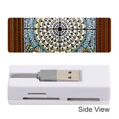 Stained Glass Window Library Of Congress Memory Card Reader (stick)  by Nexatart