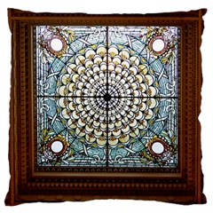 Stained Glass Window Library Of Congress Standard Flano Cushion Case (one Side) by Nexatart