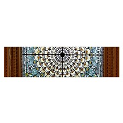 Stained Glass Window Library Of Congress Satin Scarf (oblong) by Nexatart