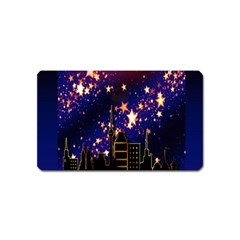 Star Advent Christmas Eve Christmas Magnet (name Card) by Nexatart