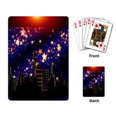 Star Advent Christmas Eve Christmas Playing Card by Nexatart