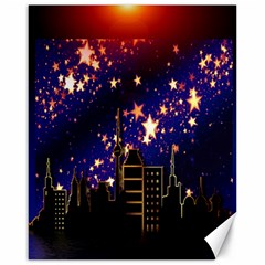 Star Advent Christmas Eve Christmas Canvas 16  X 20   by Nexatart