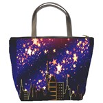 Star Advent Christmas Eve Christmas Bucket Bags Back