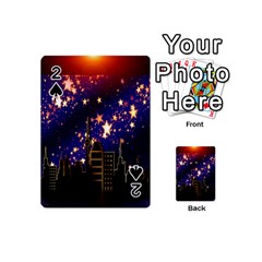 Star Advent Christmas Eve Christmas Playing Cards 54 (mini)  by Nexatart