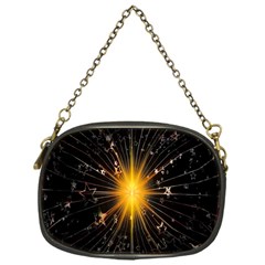 Star Christmas Advent Decoration Chain Purses (one Side)  by Nexatart