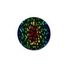 Star Christmas Curtain Abstract Golf Ball Marker by Nexatart