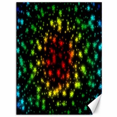 Star Christmas Curtain Abstract Canvas 36  X 48   by Nexatart