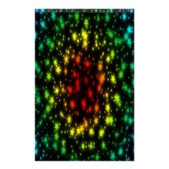 Star Christmas Curtain Abstract Shower Curtain 48  X 72  (small)  by Nexatart