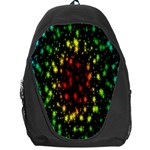 Star Christmas Curtain Abstract Backpack Bag Front