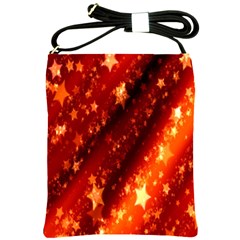 Star Christmas Pattern Texture Shoulder Sling Bags by Nexatart