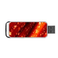 Star Christmas Pattern Texture Portable Usb Flash (two Sides) by Nexatart