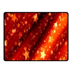 Star Christmas Pattern Texture Double Sided Fleece Blanket (small)  by Nexatart