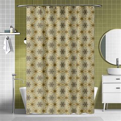 Star Basket Pattern Basket Pattern Shower Curtain 48  X 72  (small)  by Nexatart