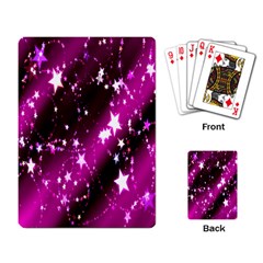 Star Christmas Sky Abstract Advent Playing Card by Nexatart