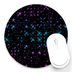 Stars Pattern Round Mousepads