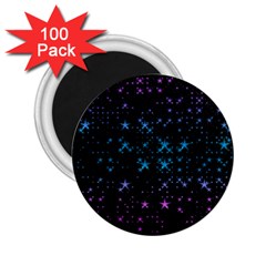 Stars Pattern 2 25  Magnets (100 Pack)  by Nexatart