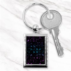 Stars Pattern Key Chains (Rectangle) 