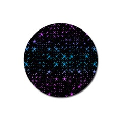 Stars Pattern Magnet 3  (Round)