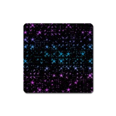 Stars Pattern Square Magnet