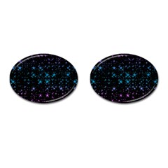 Stars Pattern Cufflinks (Oval)