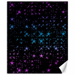 Stars Pattern Canvas 8  x 10 