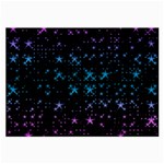 Stars Pattern Large Glasses Cloth Front