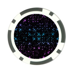 Stars Pattern Poker Chip Card Guard