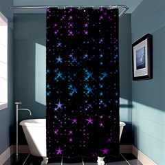 Stars Pattern Shower Curtain 36  x 72  (Stall) 