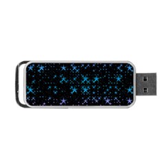 Stars Pattern Portable USB Flash (One Side)