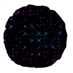 Stars Pattern Large 18  Premium Round Cushions