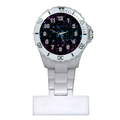 Stars Pattern Plastic Nurses Watch