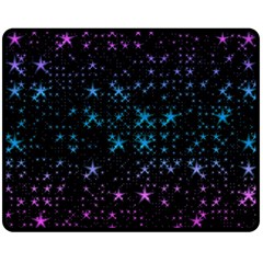 Stars Pattern Double Sided Fleece Blanket (Medium) 