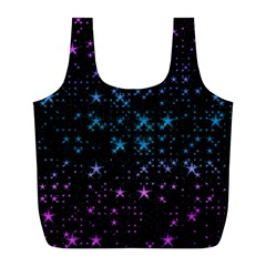 Stars Pattern Full Print Recycle Bags (L) 