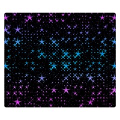 Stars Pattern Double Sided Flano Blanket (Small) 