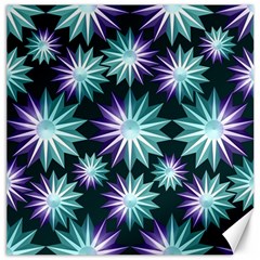 Stars Pattern Christmas Background Seamless Canvas 16  X 16   by Nexatart