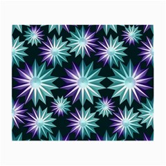 Stars Pattern Christmas Background Seamless Small Glasses Cloth (2-side) by Nexatart