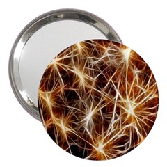 Star Golden Christmas Connection 3  Handbag Mirrors by Nexatart